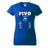 Dámské tričko s potiskem Pivo volá (Barva trička - ženy (NOVÉ) Apple green, Velikost - všechny NOVÉ 2XL)
