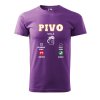 Pánské tričko s potiskem Pivo volá (Barva trička (muži) NOVÉ Apple green, Velikost - všechny NOVÉ 2XL)