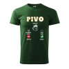 Pánské tričko s potiskem Pivo volá (Barva trička (muži) NOVÉ Apple green, Velikost - všechny NOVÉ 2XL)