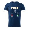 Pánské tričko s potiskem Pivo volá (Barva trička (muži) NOVÉ Apple green, Velikost - všechny NOVÉ 2XL)