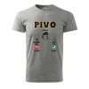 Pánské tričko s potiskem Pivo volá (Barva trička (muži) NOVÉ Apple green, Velikost - všechny NOVÉ 2XL)