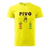Pánské tričko s potiskem Pivo volá (Barva trička (muži) NOVÉ Apple green, Velikost - všechny NOVÉ 2XL)