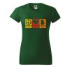 Dámské tričko s potiskem Peace love beer (Barva trička - ženy (NOVÉ) Apple green, Velikost - všechny NOVÉ 2XL)