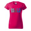 Dámské tričko s potiskem Peace love beer (Barva trička - ženy (NOVÉ) Apple green, Velikost - všechny NOVÉ 2XL)