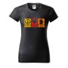 Dámské tričko s potiskem Peace love beer (Barva trička - ženy (NOVÉ) Apple green, Velikost - všechny NOVÉ 2XL)