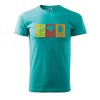 Pánské tričko s potiskem Peace love beer (Barva trička (muži) NOVÉ Apple green, Velikost - všechny NOVÉ 2XL)