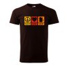 Pánské tričko s potiskem Peace love beer (Barva trička (muži) NOVÉ Apple green, Velikost - všechny NOVÉ 2XL)