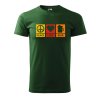 Pánské tričko s potiskem Peace love beer (Barva trička (muži) NOVÉ Apple green, Velikost - všechny NOVÉ 2XL)