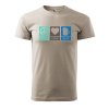 Pánské tričko s potiskem Peace love beer (Barva trička (muži) NOVÉ Apple green, Velikost - všechny NOVÉ 2XL)