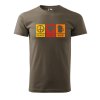 Pánské tričko s potiskem Peace love beer (Barva trička (muži) NOVÉ Apple green, Velikost - všechny NOVÉ 2XL)