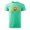 Pánské tričko s potiskem Peace love beer (Barva trička (muži) NOVÉ Apple green, Velikost - všechny NOVÉ 2XL)