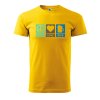 Pánské tričko s potiskem Peace love beer (Barva trička (muži) NOVÉ Apple green, Velikost - všechny NOVÉ 2XL)