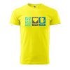 Pánské tričko s potiskem Peace love beer (Barva trička (muži) NOVÉ Apple green, Velikost - všechny NOVÉ 2XL)