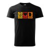 Pánské tričko s potiskem Peace love beer (Barva trička (muži) NOVÉ Apple green, Velikost - všechny NOVÉ 2XL)