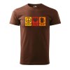 Pánské tričko s potiskem Peace love beer (Barva trička (muži) NOVÉ Apple green, Velikost - všechny NOVÉ 2XL)