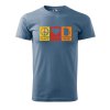 Pánské tričko s potiskem Peace love beer (Barva trička (muži) NOVÉ Apple green, Velikost - všechny NOVÉ 2XL)