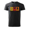 Pánské tričko s potiskem Peace love beer (Barva trička (muži) NOVÉ Apple green, Velikost - všechny NOVÉ 2XL)
