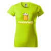 Dámské tričko s potiskem Superpower (Barva trička - ženy (NOVÉ) Apple green, Velikost - všechny NOVÉ 2XL)