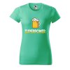 Dámské tričko s potiskem Superpower (Barva trička - ženy (NOVÉ) Apple green, Velikost - všechny NOVÉ 2XL)