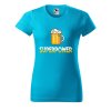 Dámské tričko s potiskem Superpower (Barva trička - ženy (NOVÉ) Apple green, Velikost - všechny NOVÉ 2XL)