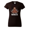 Dámské tričko s potiskem Namaste lenochod (Barva trička - ženy (NOVÉ) Apple green, Velikost - všechny NOVÉ 2XL)