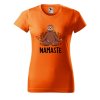 Dámské tričko s potiskem Namaste lenochod (Barva trička - ženy (NOVÉ) Apple green, Velikost - všechny NOVÉ 2XL)