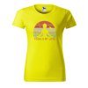 Dámské tričko Yoga is my love (Barva trička - ženy (NOVÉ) Apple green, Velikost - všechny NOVÉ 2XL)