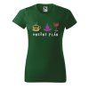 Dámské tričko s potiskem Dnešní plán (Barva trička - ženy (NOVÉ) Apple green, Velikost - všechny NOVÉ 2XL)
