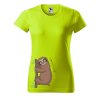 Dámské tričko s potiskem Spěchej pomalu (Barva trička - ženy (NOVÉ) Apple green, Velikost - všechny NOVÉ 2XL)