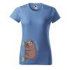 Dámské tričko s potiskem Spěchej pomalu (Barva trička - ženy (NOVÉ) Apple green, Velikost - všechny NOVÉ 2XL)
