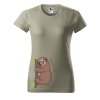 Dámské tričko s potiskem Spěchej pomalu (Barva trička - ženy (NOVÉ) Apple green, Velikost - všechny NOVÉ 2XL)
