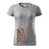 Dámské tričko s potiskem Spěchej pomalu (Barva trička - ženy (NOVÉ) Apple green, Velikost - všechny NOVÉ 2XL)