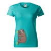 Dámské tričko s potiskem Spěchej pomalu (Barva trička - ženy (NOVÉ) Apple green, Velikost - všechny NOVÉ 2XL)