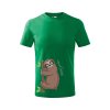 Dětské tričko s potiskem Spěchej pomalu (Barva trička (děti) NOVÉ Apple green, Velikost - všechny NOVÉ 110 /4 roky)