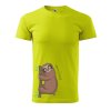 Pánské tričko s potiskem Spěchej pomalu (Barva trička (muži) NOVÉ Apple green, Velikost - všechny NOVÉ 2XL)