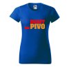 Dámské tričko s potiskem Dobít pivo (Barva trička - ženy (NOVÉ) Apple green, Velikost - všechny NOVÉ 2XL)