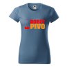 Dámské tričko s potiskem Dobít pivo (Barva trička - ženy (NOVÉ) Apple green, Velikost - všechny NOVÉ 2XL)
