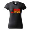 Dámské tričko s potiskem Dobít pivo (Barva trička - ženy (NOVÉ) Apple green, Velikost - všechny NOVÉ 2XL)