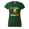 Dámské tričko Pivo volá musím jít (Barva trička - ženy (NOVÉ) Apple green, Velikost - všechny NOVÉ 2XL)