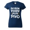 Dámské tričko s potiskem Šetřím vodu (Barva trička - ženy (NOVÉ) Apple green, Velikost - všechny NOVÉ 2XL)