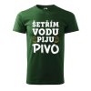 Pánské tričko s potiskem Šetřím vodu (Barva trička (muži) NOVÉ Apple green, Velikost - všechny NOVÉ 2XL)