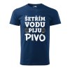 Pánské tričko s potiskem Šetřím vodu (Barva trička (muži) NOVÉ Apple green, Velikost - všechny NOVÉ 2XL)