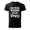 Pánské tričko s potiskem Šetřím vodu (Barva trička (muži) NOVÉ Apple green, Velikost - všechny NOVÉ 2XL)