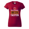 Dámské tričko s potiskem Beer taster (Barva trička - ženy (NOVÉ) Apple green, Velikost - všechny NOVÉ 2XL)
