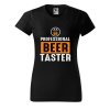 Dámské tričko s potiskem Beer taster (Barva trička - ženy (NOVÉ) Apple green, Velikost - všechny NOVÉ 2XL)