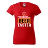 Dámské tričko s potiskem Beer taster (Barva trička - ženy (NOVÉ) Apple green, Velikost - všechny NOVÉ 2XL)