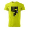 Pánské tričko s potiskem Pivo křížovka (Barva trička (muži) NOVÉ Apple green, Velikost - všechny NOVÉ 2XL)