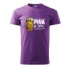Pánské tričko s potiskem Den bez piva (Barva trička (muži) NOVÉ Apple green, Velikost - všechny NOVÉ 2XL)