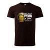 Pánské tričko s potiskem Den bez piva (Barva trička (muži) NOVÉ Apple green, Velikost - všechny NOVÉ 2XL)