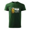 Pánské tričko s potiskem Den bez piva (Barva trička (muži) NOVÉ Apple green, Velikost - všechny NOVÉ 2XL)